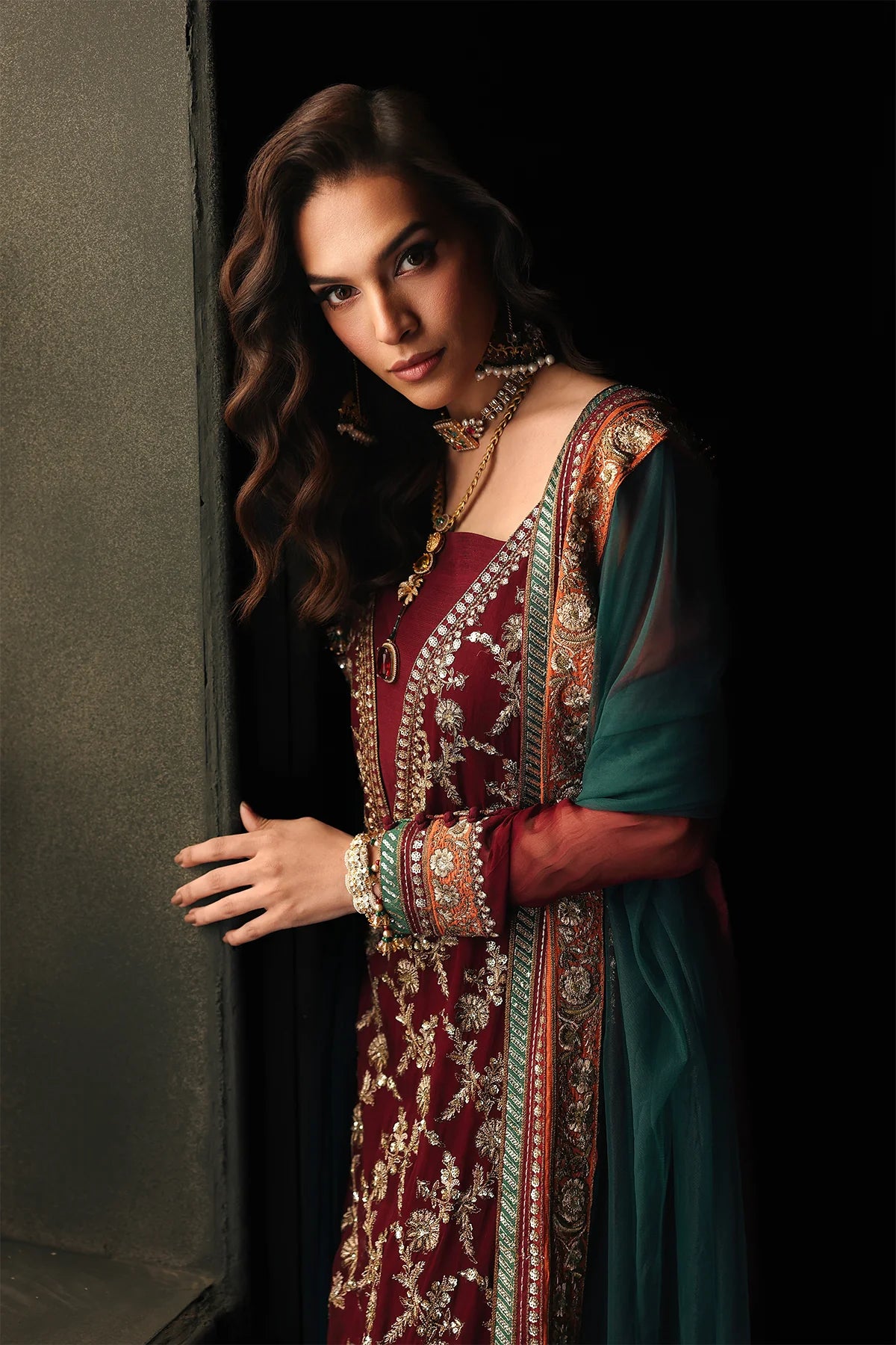 CHARIZMA AURA LUXURY CHIFFON UNSTITCHED COLLECTION'26| D7