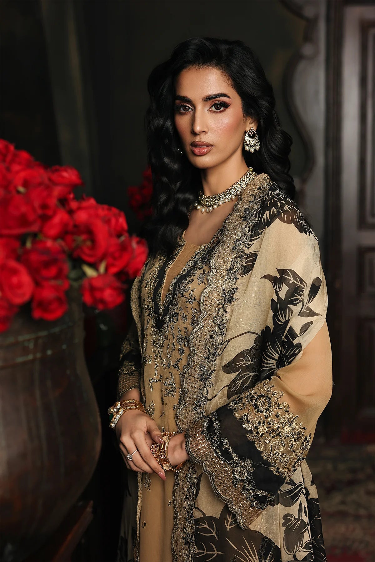 CHARIZMA AURA LUXURY CHIFFON UNSTITCHED COLLECTION'26| D5