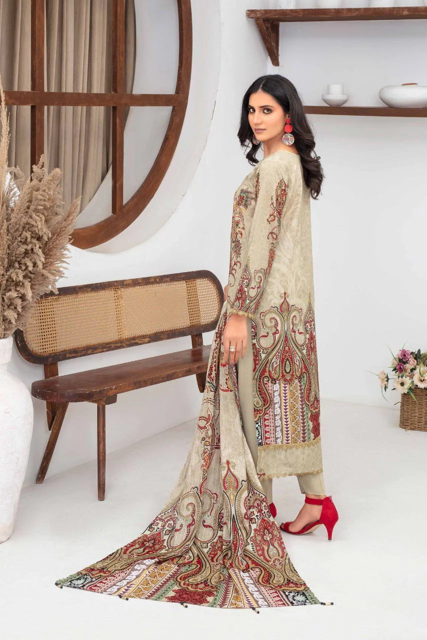 FABIHA VOL-1 BY FEROZA UNSTITCHED'26 | D1