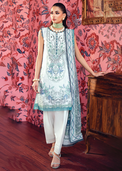 JADE URBANE CHIFFON DUPATTA UNSTITCHED'26| 20966 B