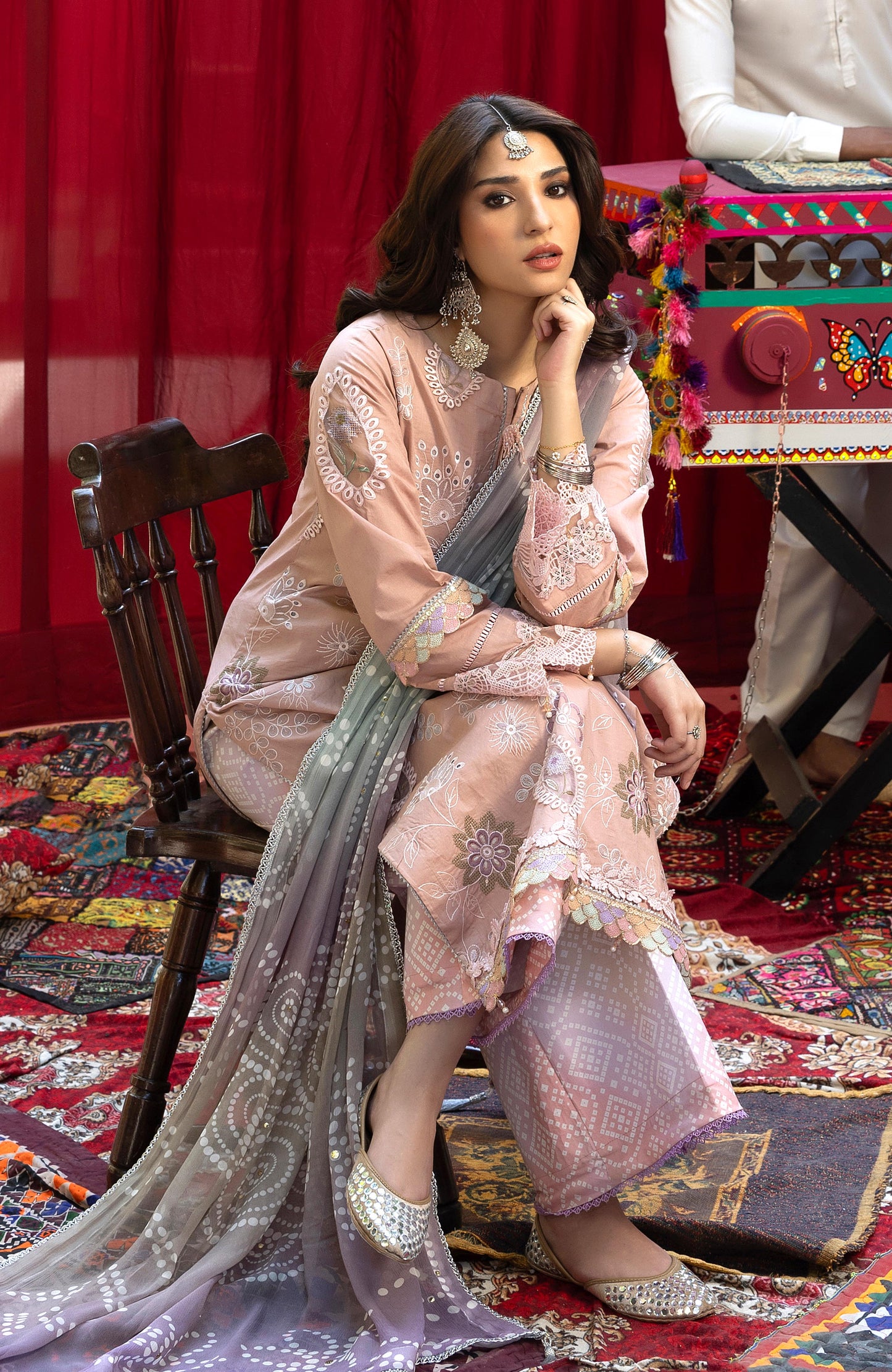 BANDHANI BY ALZOHAIB EMBROIDERED UNSTITCHED'26| D2