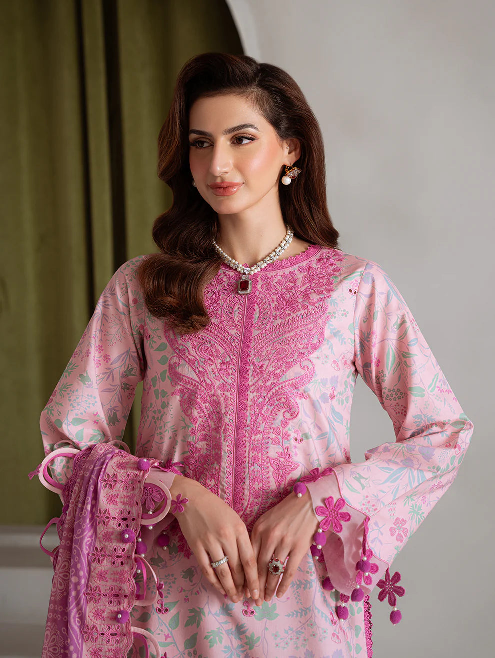 BAGH WHISPERS OF BLOOM BY JADE UNSTITCHED'26 | 20780