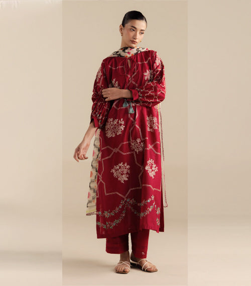 COCO BY ZARA SHAHJAHAN LAWN UNSTITCHED'26| RIVAE-1B