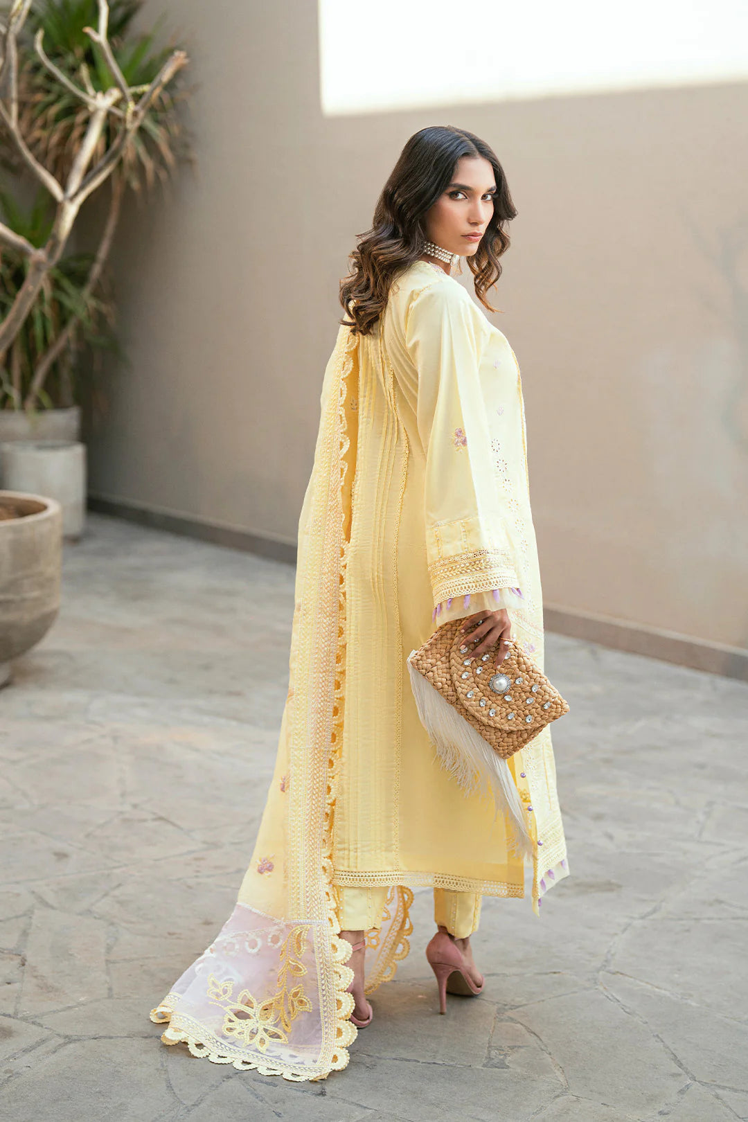 ANAYA BY SIDRA FAHAD LUXURY LAWN UNSTITCHED'26 | DAFFODIL