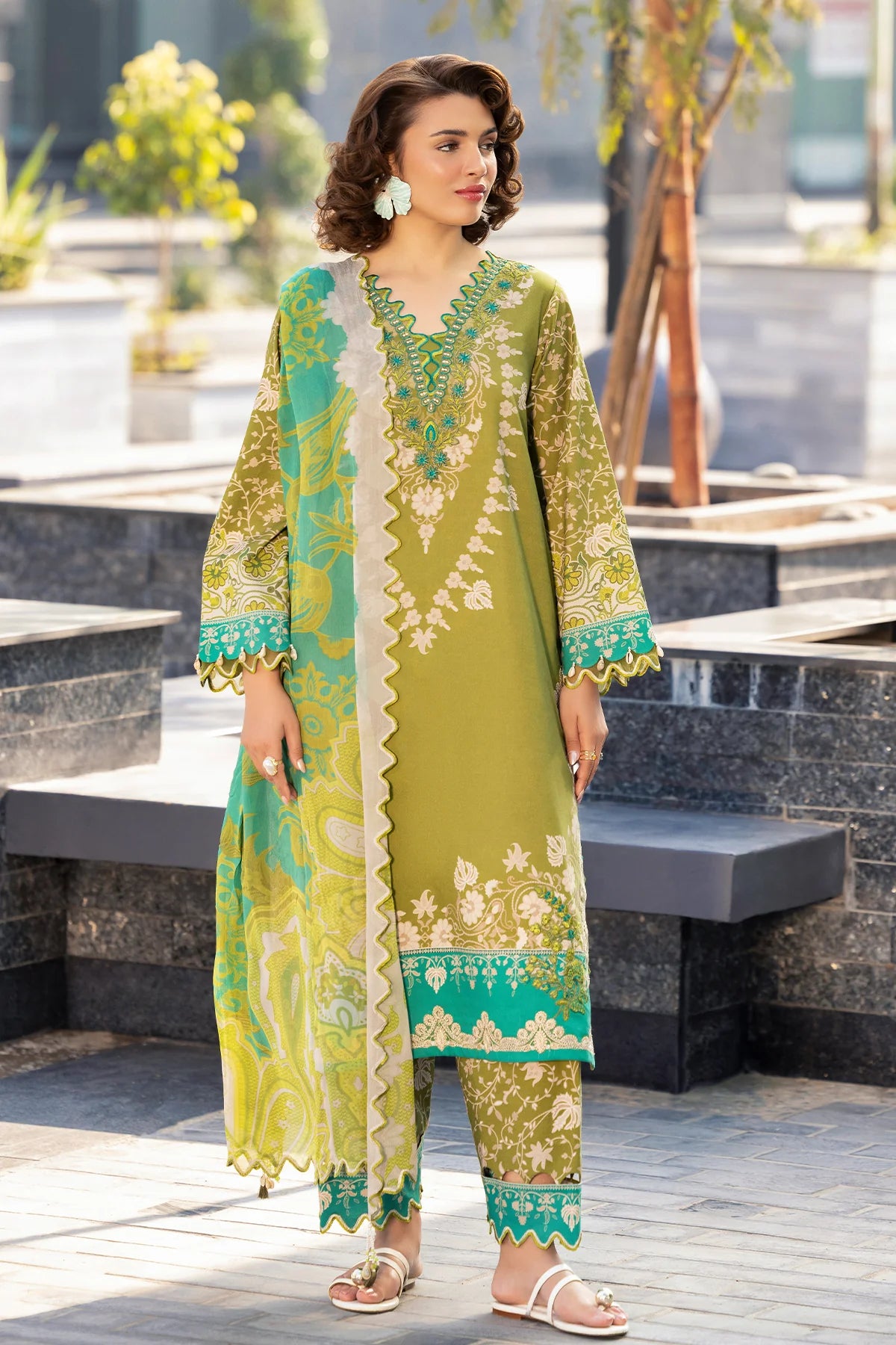 CHARIZMA COMBINATION EMBROIDERED VOL-1 UNSTITCHED'26| CC6-007
