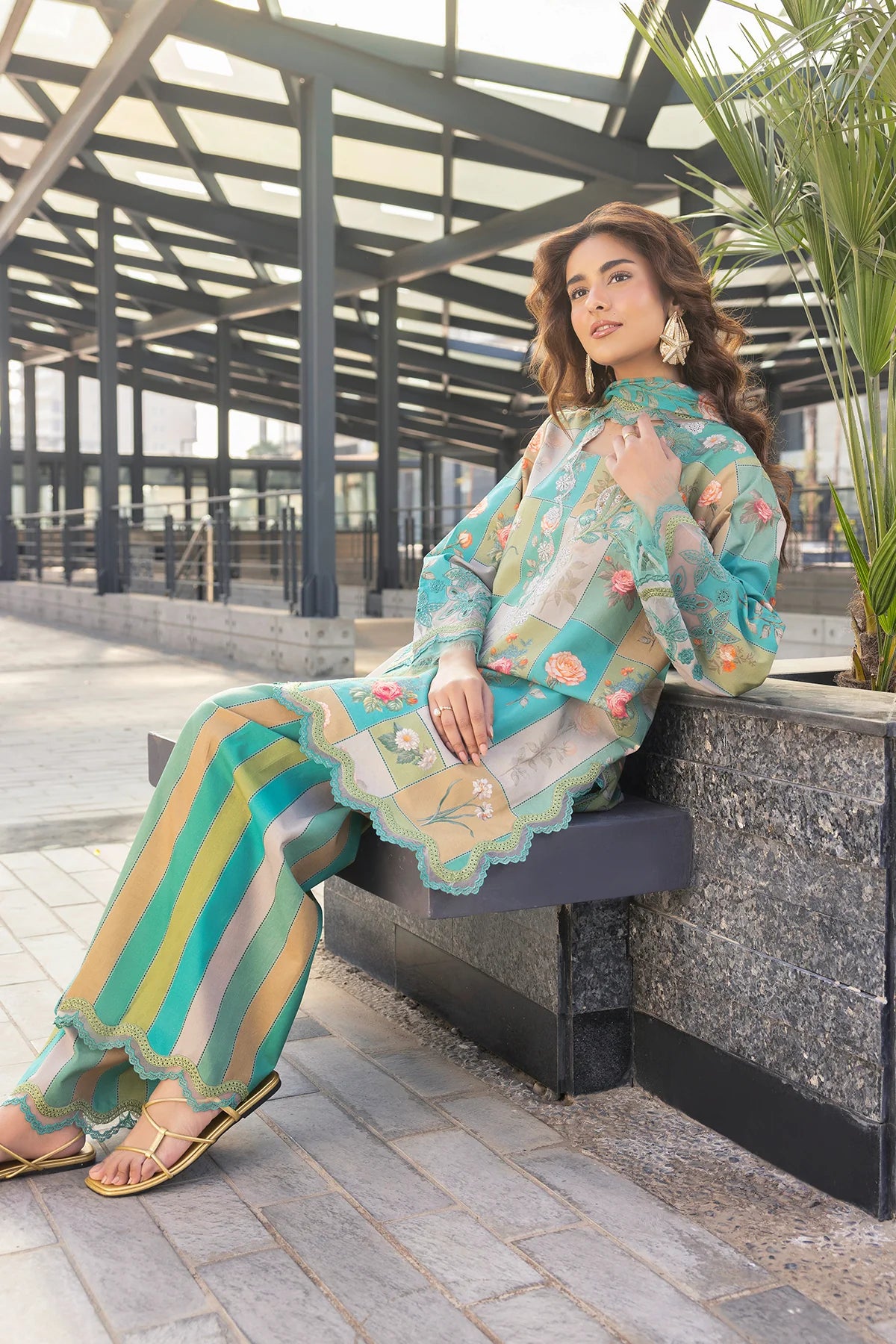 CHARIZMA AGHAZ-E-NOU EMBROIDERED LAWN COLLECTION'26| AG6-08
