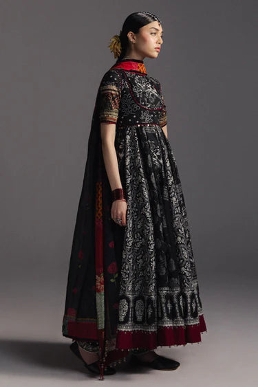 ANARKALI BY ZARA SHAHJAHAN UNSTITCHED'26| Surkh Bahar