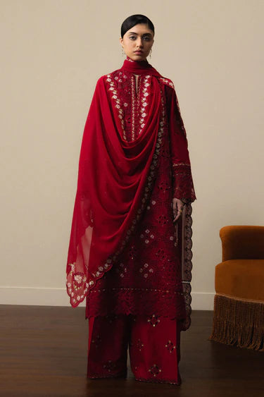 SATORI BY ZARA SHAHJAHAN UNSTITCHED'26 | AKARI-D8