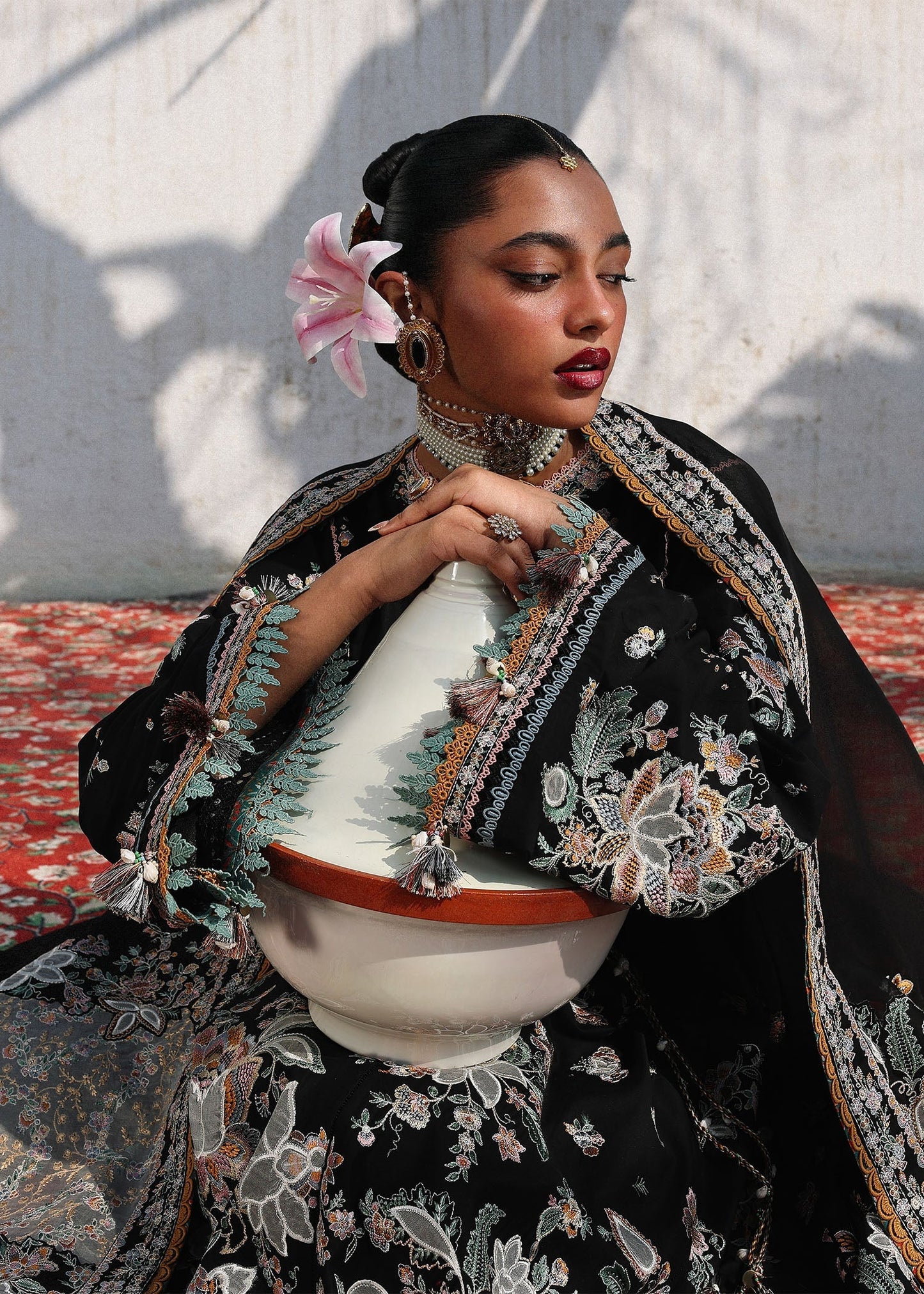 KALABAGH BY HUSSAIN REHAR UNSTITCHED'26| Sable