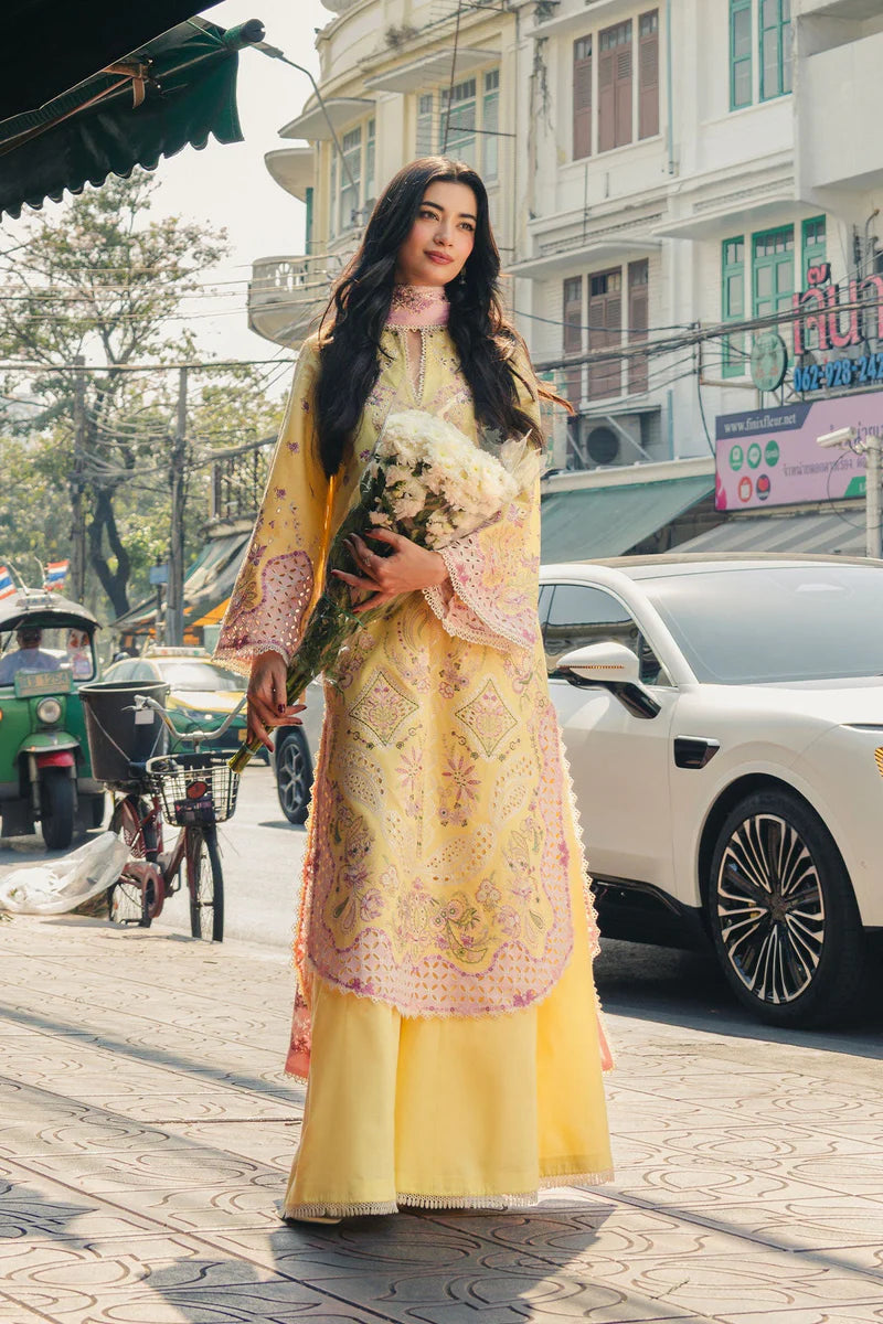 AFROZEH MULAQAAT FESTIVE LAWN UNSTITCHED'26| LAMHA