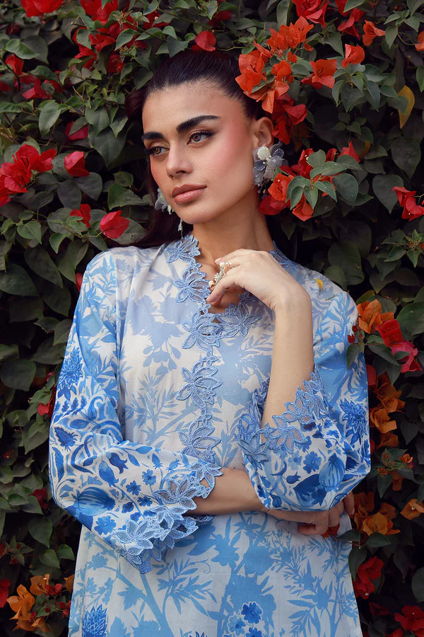 MIRHA BY SAHAR 2 PC UNSTITCHED'26 | BLUE MEADOW