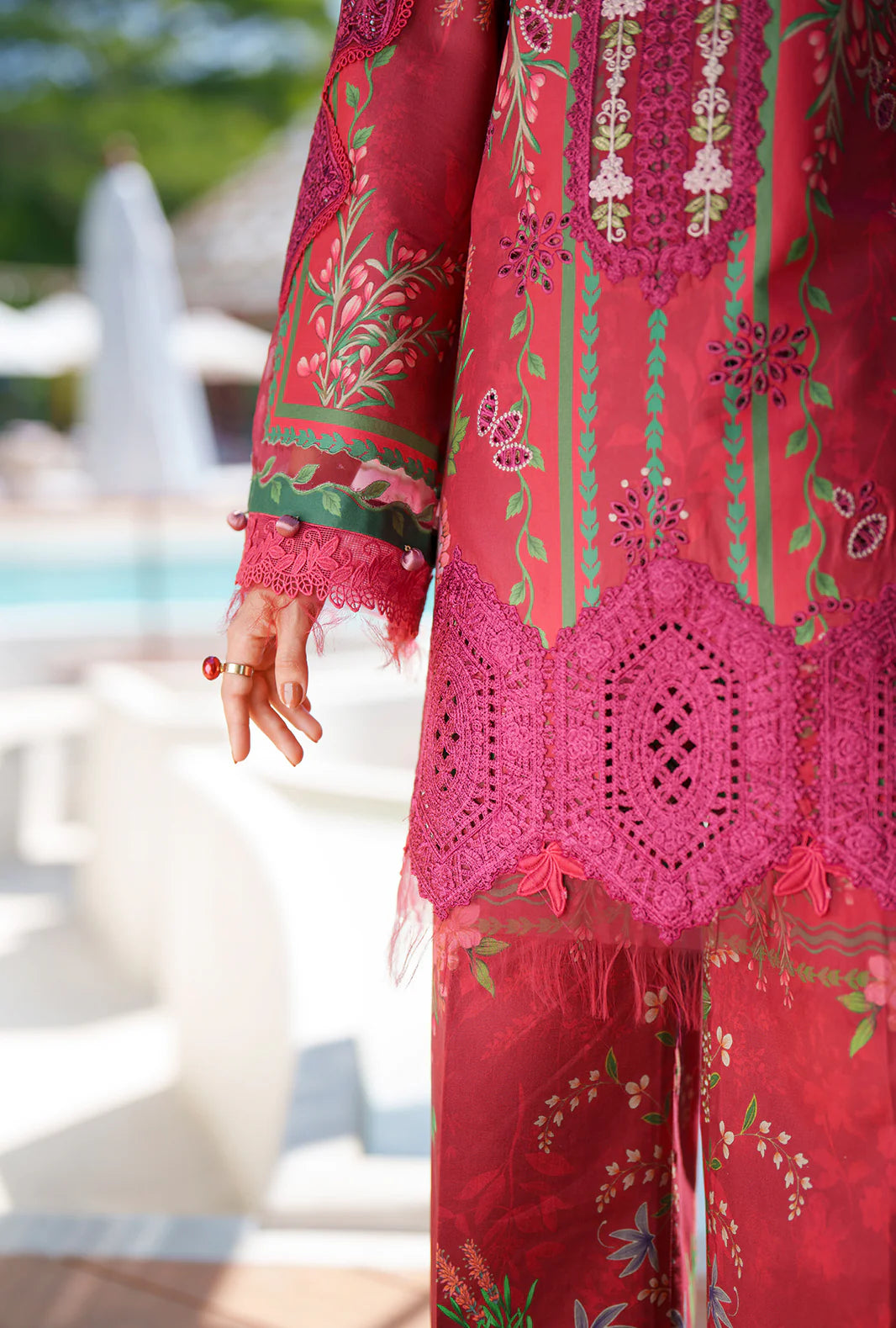 AJR PRINTED CHIKANKARI UNSTITCHED'26| AMAIRA