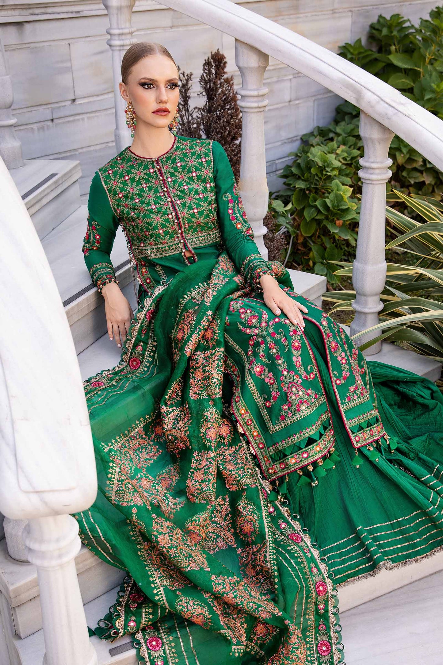 Maria B Sateen Collection 2024 – Cotton Satin Suit | CST-811