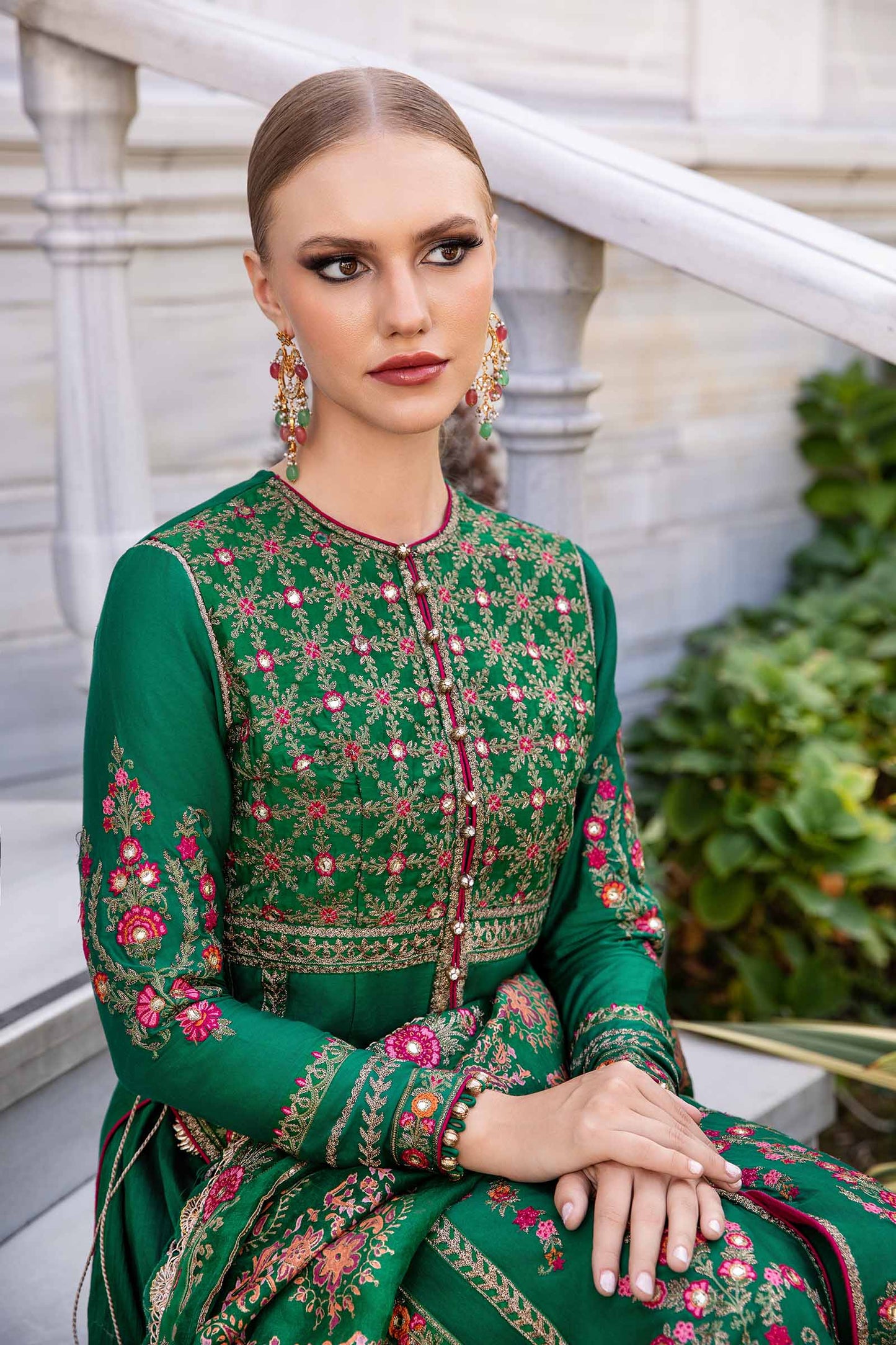 Maria B Sateen Collection 2024 – Cotton Satin Suit | CST-811