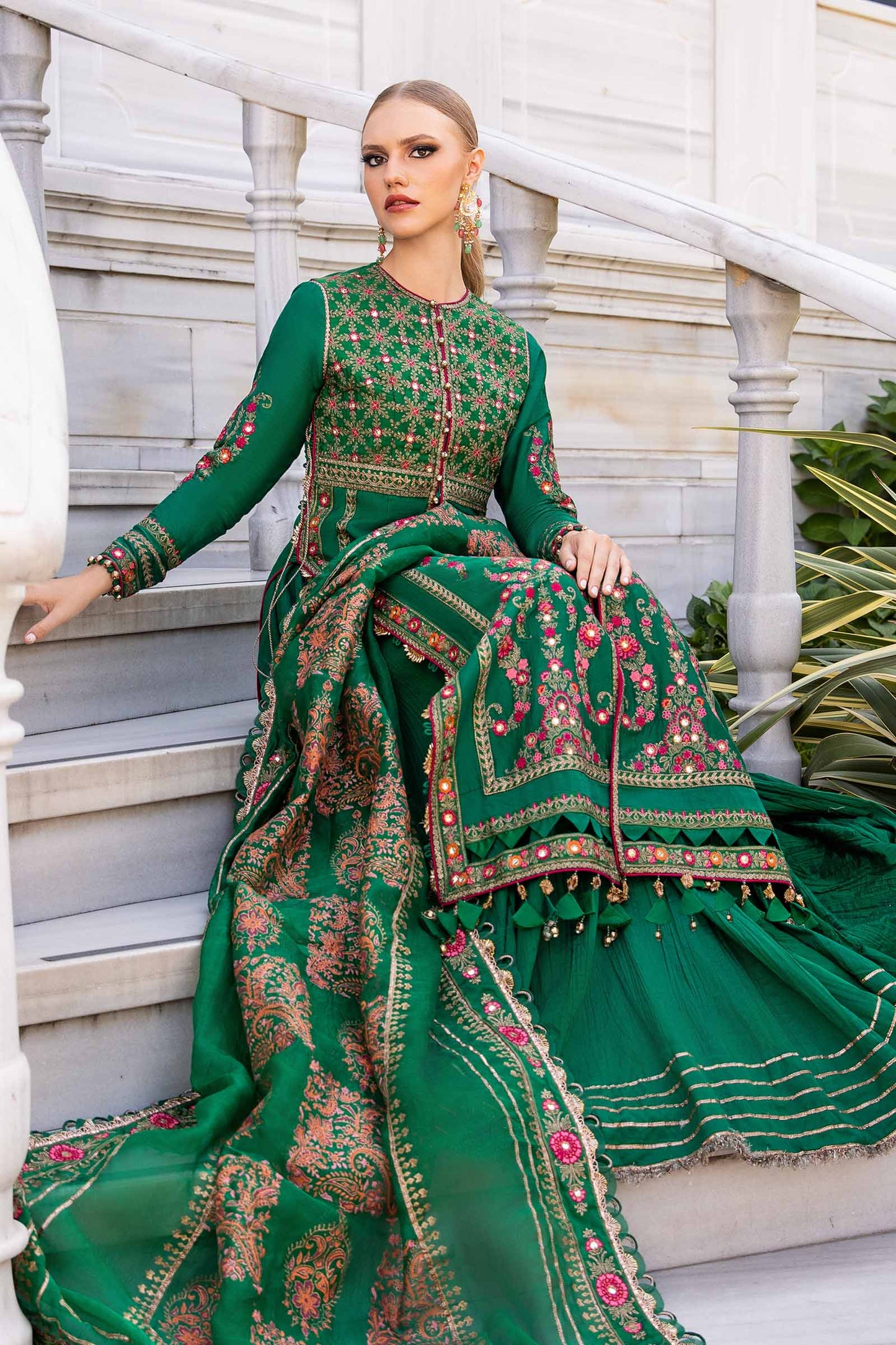 Maria B Sateen Collection 2024 – Cotton Satin Suit | CST-811