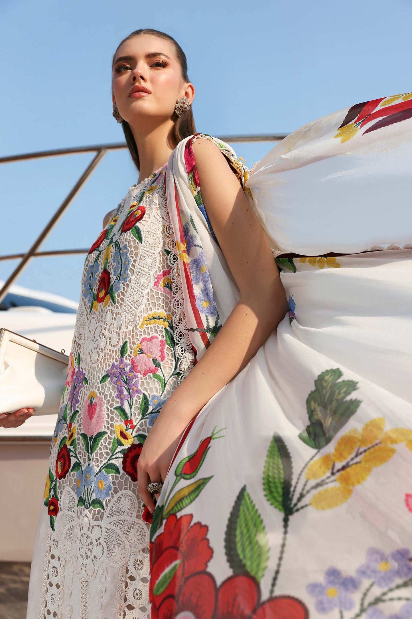 MARIA B LUXURY LAWN UNSTITCHED'26 | 10A