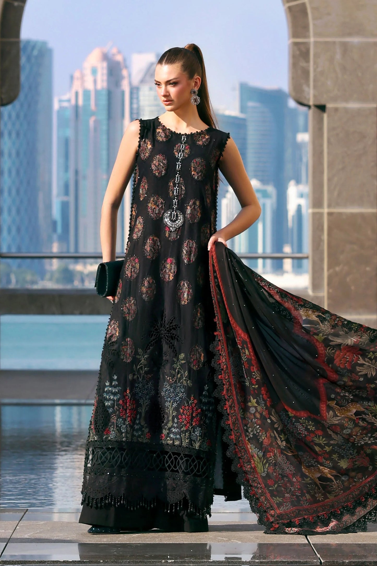 MARIA B LUXURY LAWN UNSTITCHED'26 | 5B