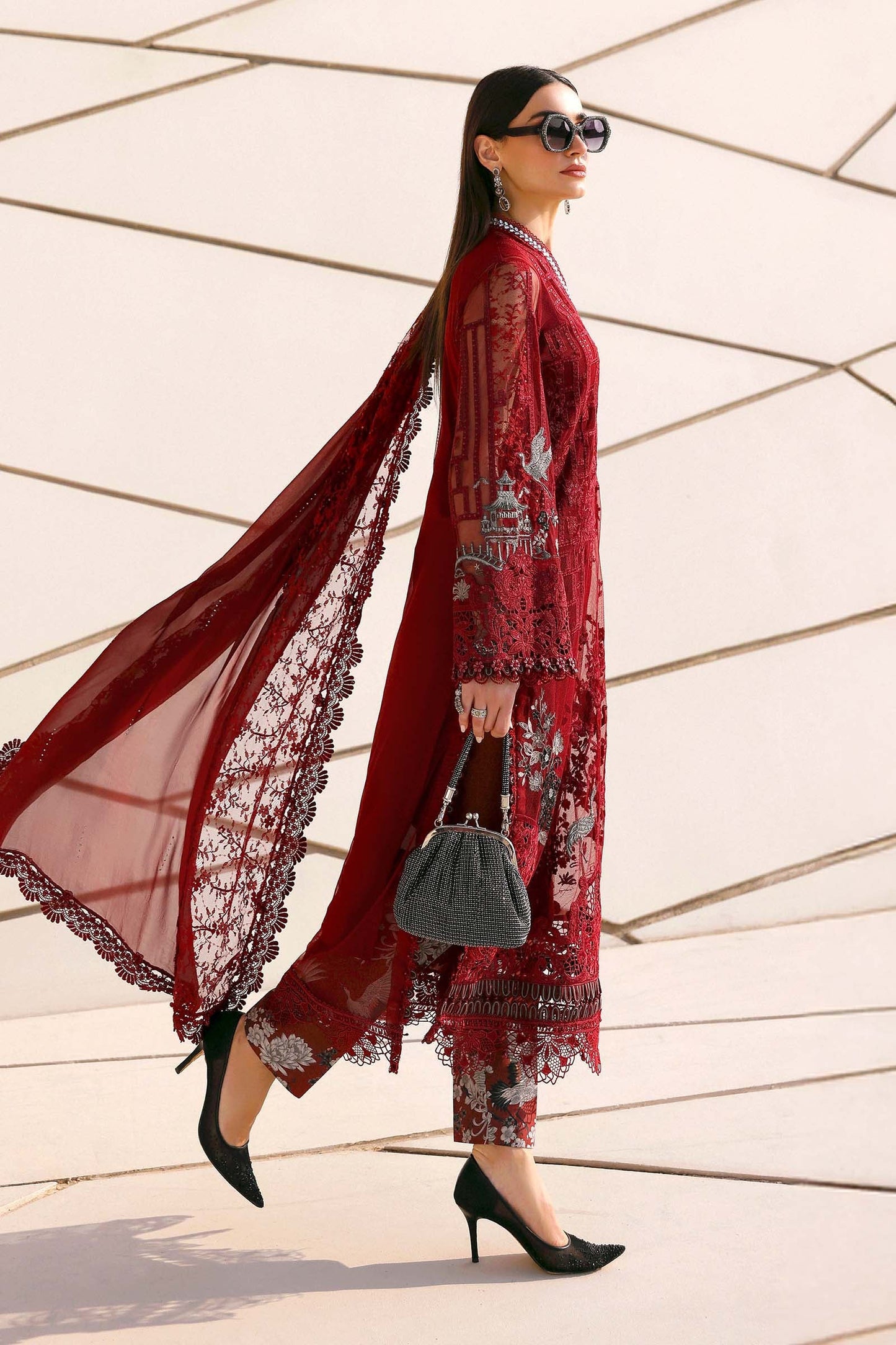 MARIA B LUXURY LAWN UNSTITCHED'26 | 7A
