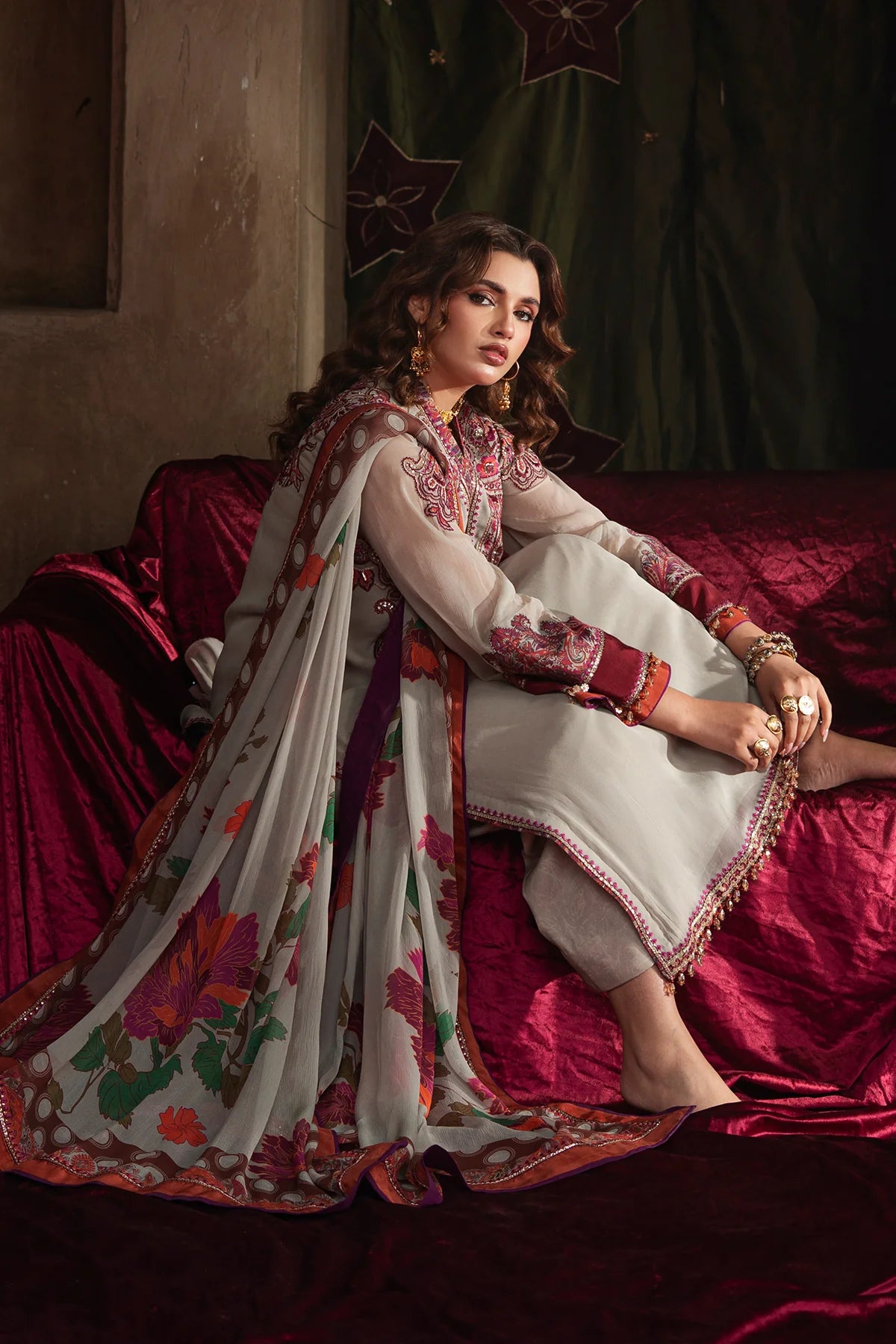 CHARIZMA VASAL LUXURY CHIFFON UNSTITCHED'26| VSL6-01