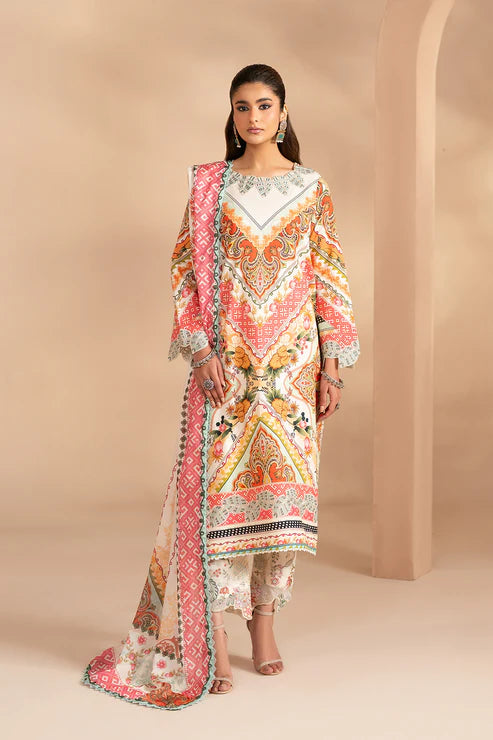 MARYUM N MARIA PRINTED LAWN UNSTITCHED'26| VILINA