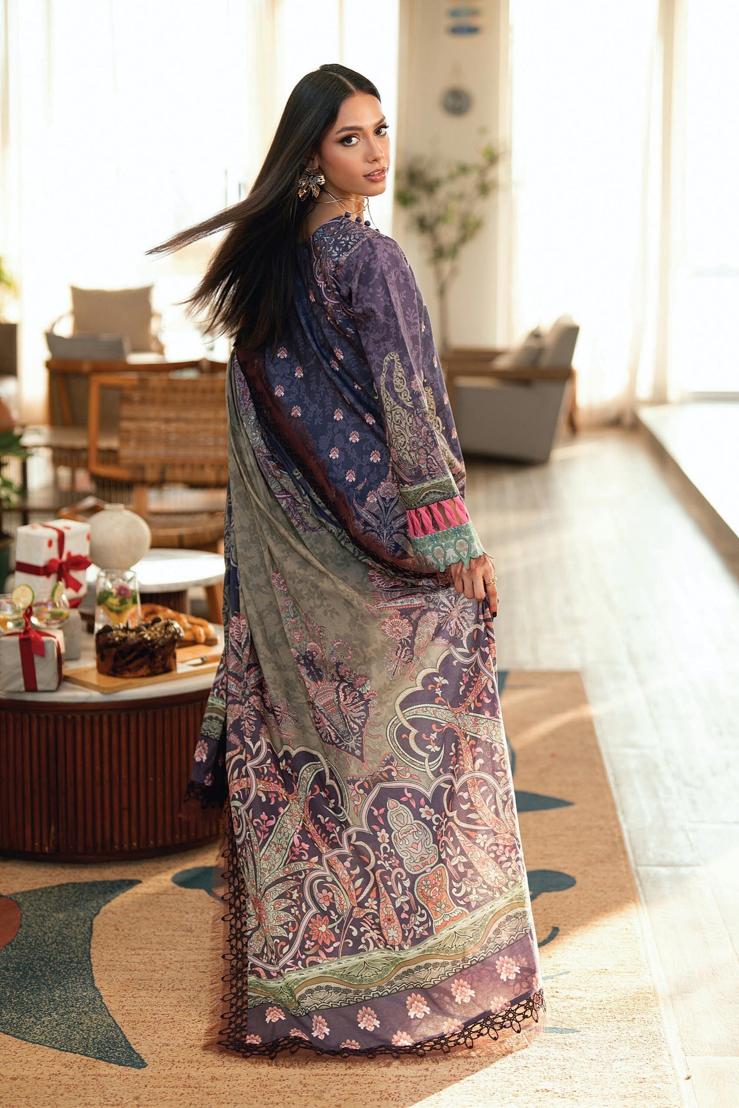 JADE URBANE PRINTED LAWN UNSTITCHED'26 | 20936 B