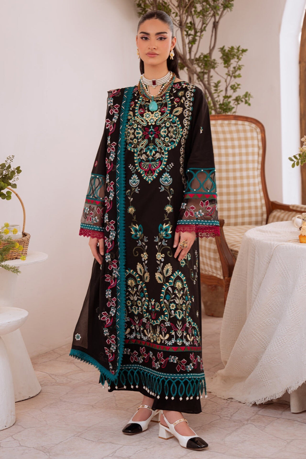SHANAYA BY MAHNUR EMBROIDERED LAWN COLLECTION'26| D6