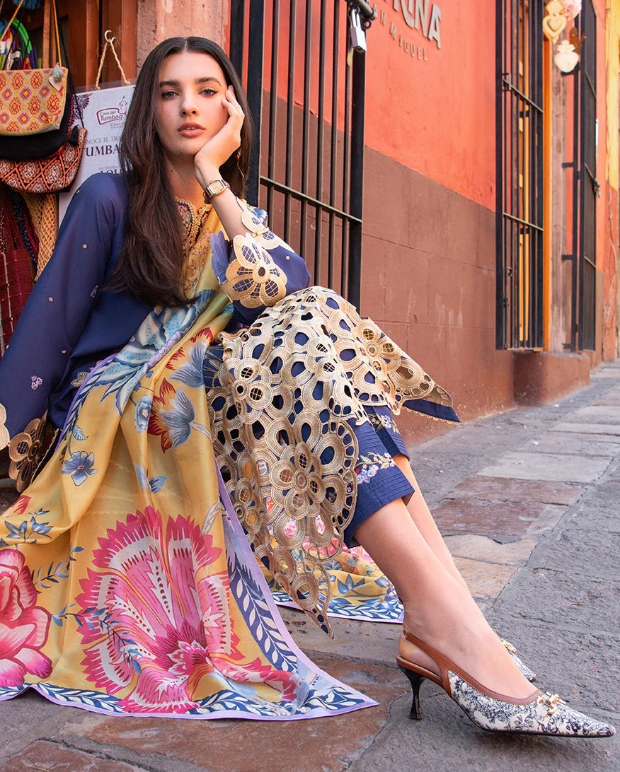 MUSHQ ODYSSEY LUXURY LAWN UNSTITCHED'26| Ines