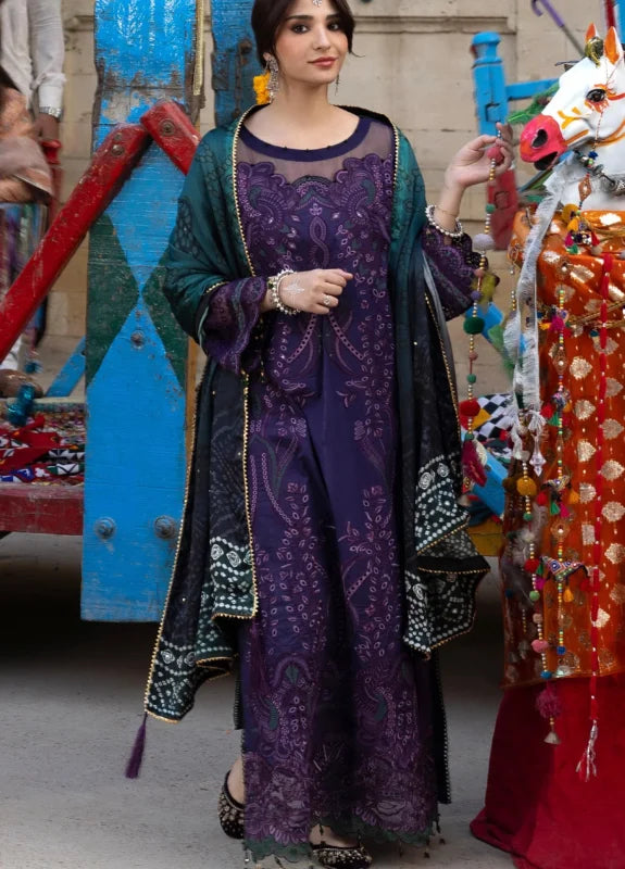 BANDHANI BY ALZOHAIB EMBROIDERED UNSTITCHED'26| D8