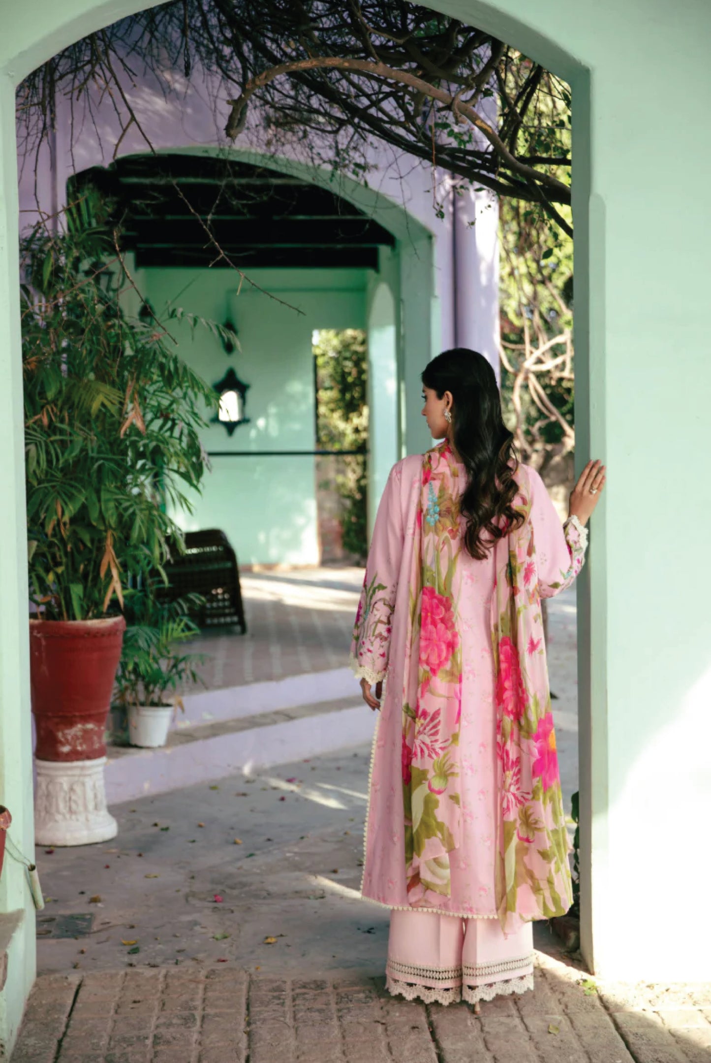 Manara Vintage Flora Unstitched Lawn'25 | VF-05