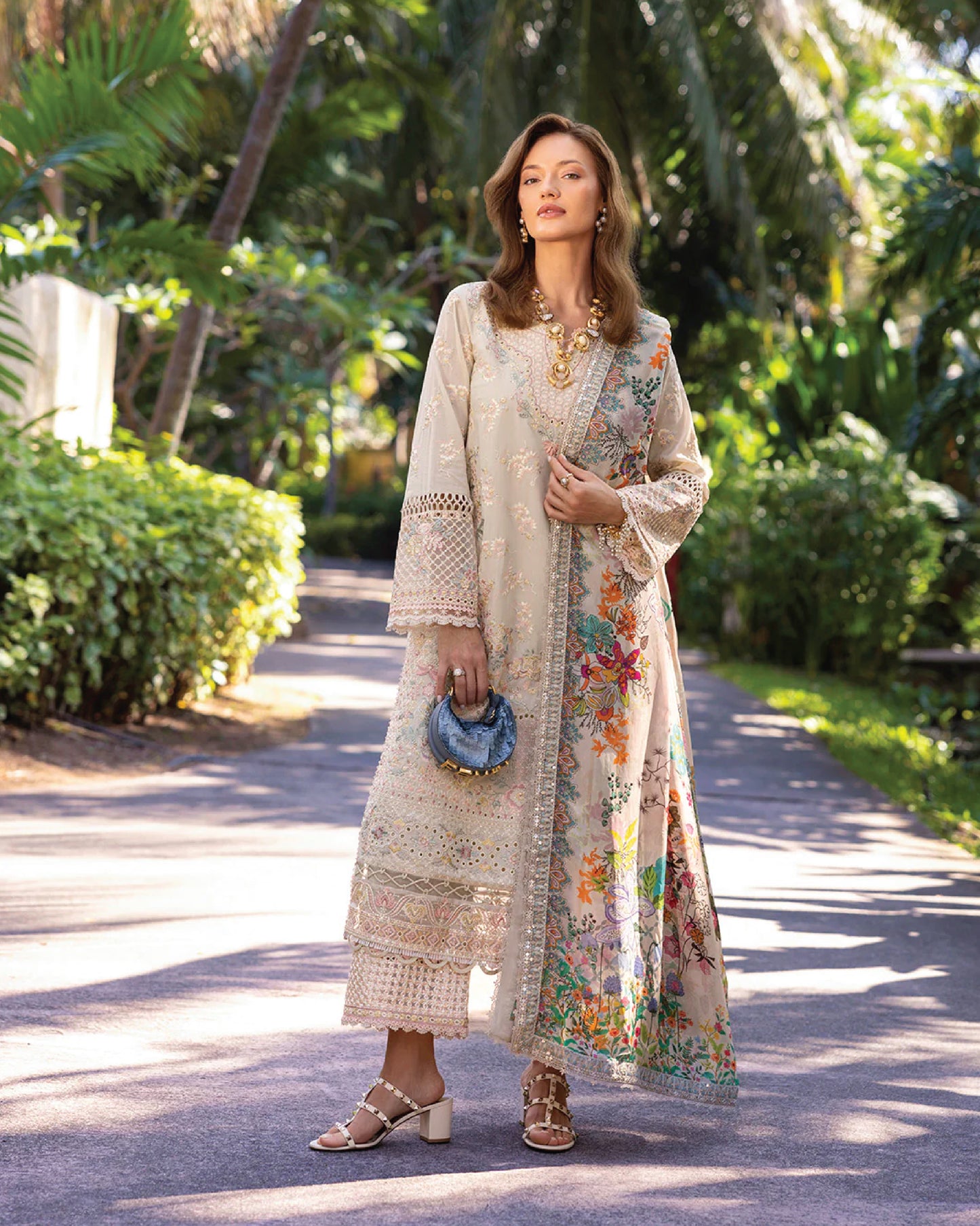 Faiza Saqlain Zinnia Unstitched Luxury Lawn'25 | DELILAH