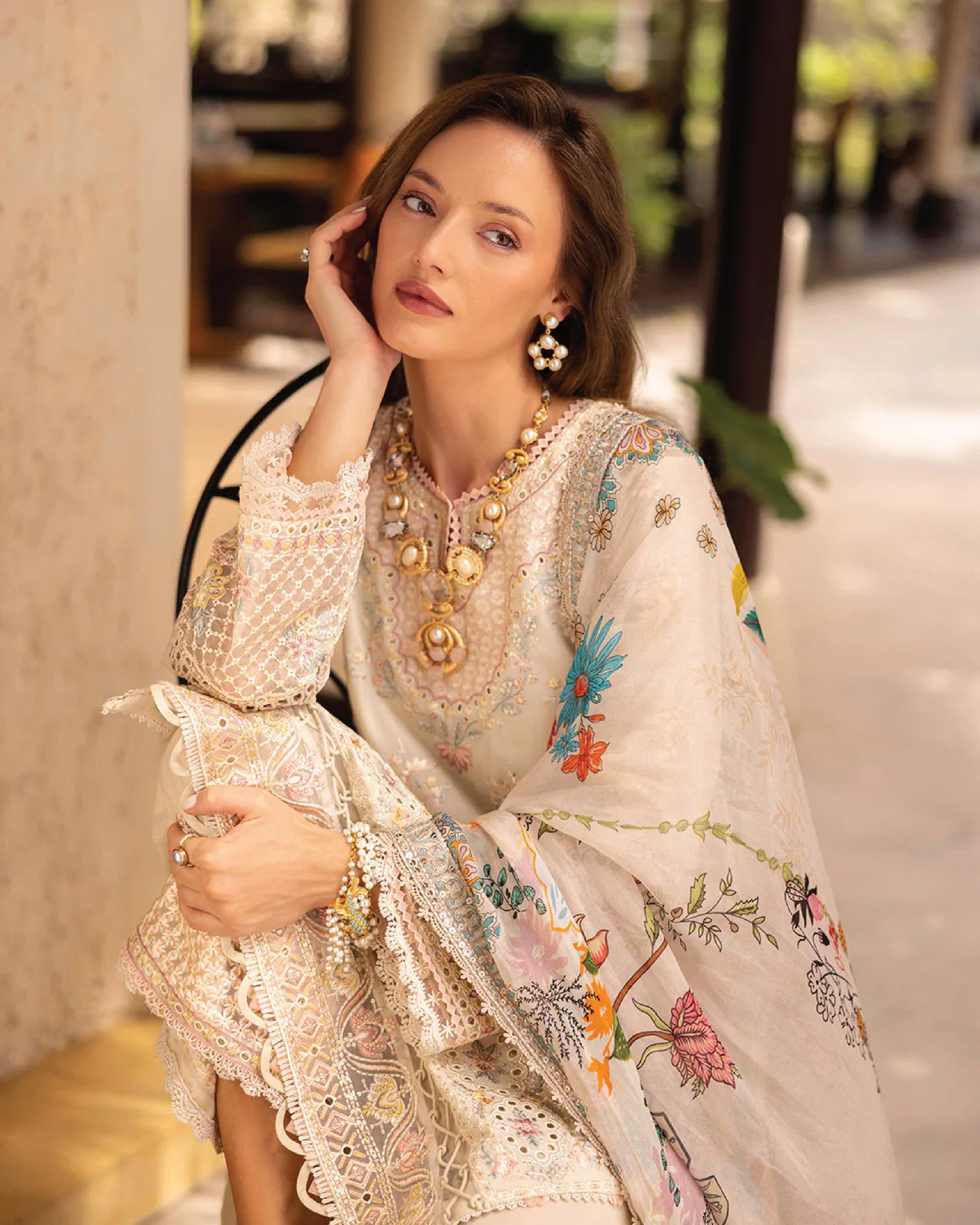 Faiza Saqlain Zinnia Unstitched Luxury Lawn'25 | DELILAH