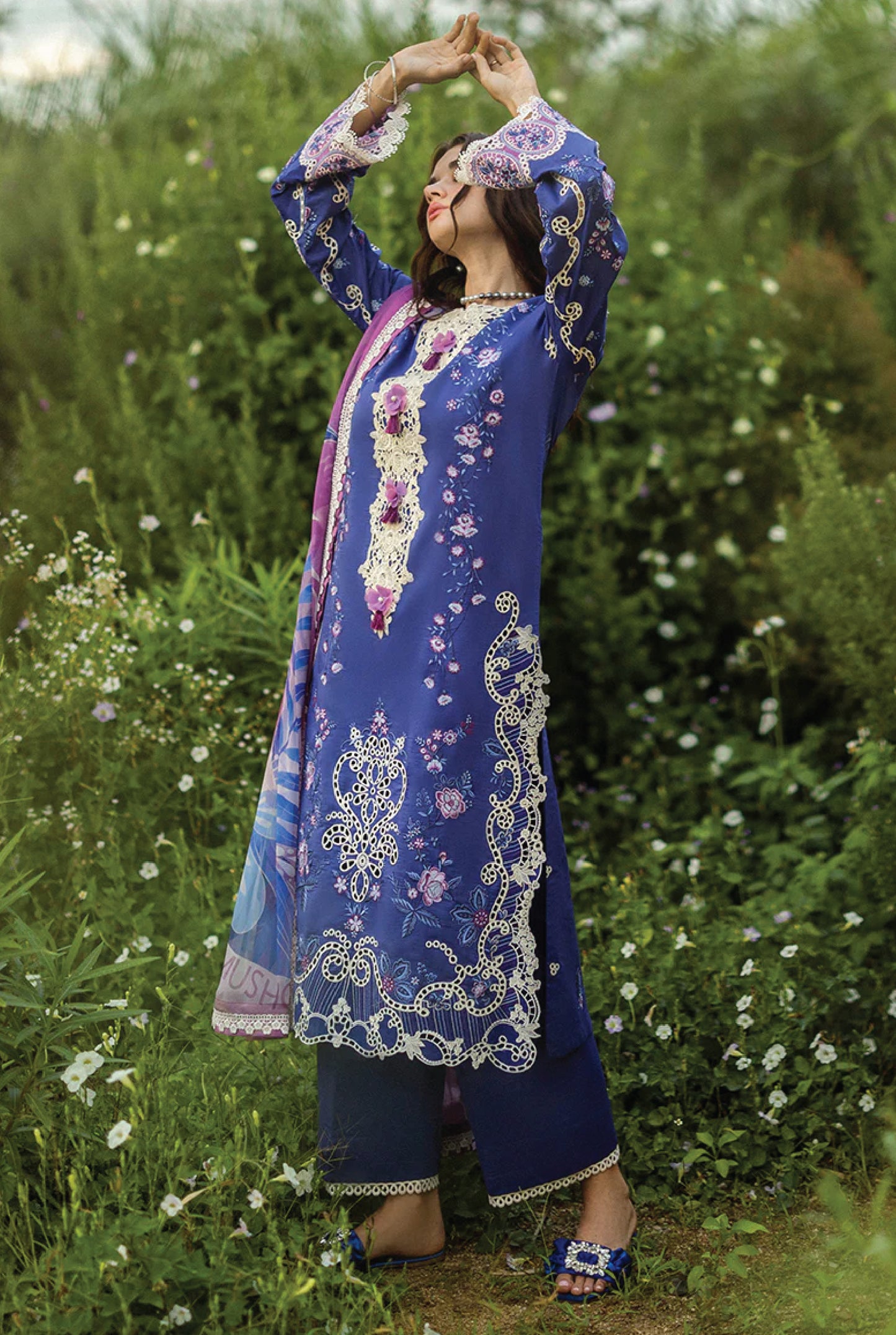 Mushq Hemline Secret Garden Spring Summer 25 | Mystic Rose