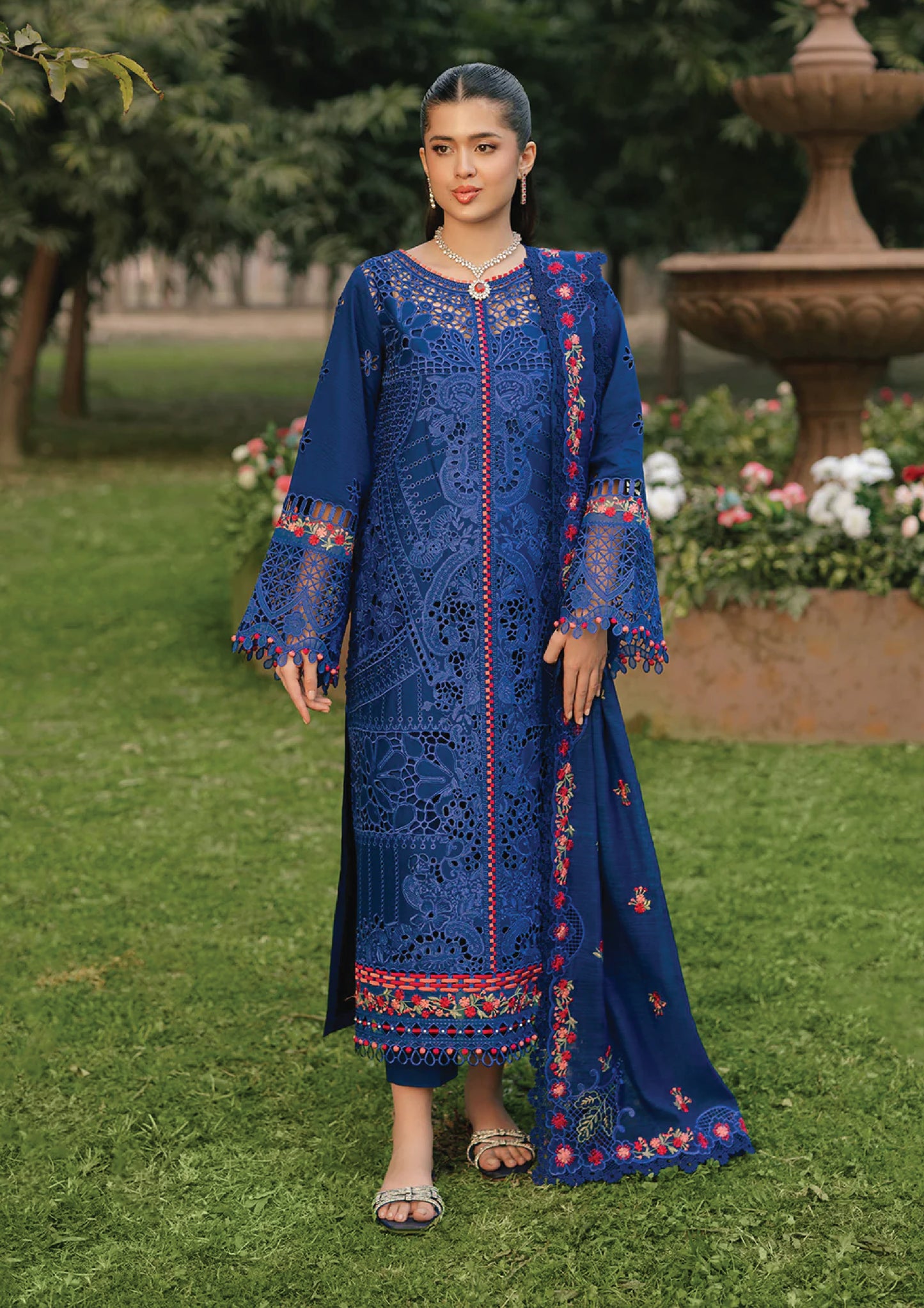 Binilyas Freesia Unstitched Luxury Lawn 25 | 106B
