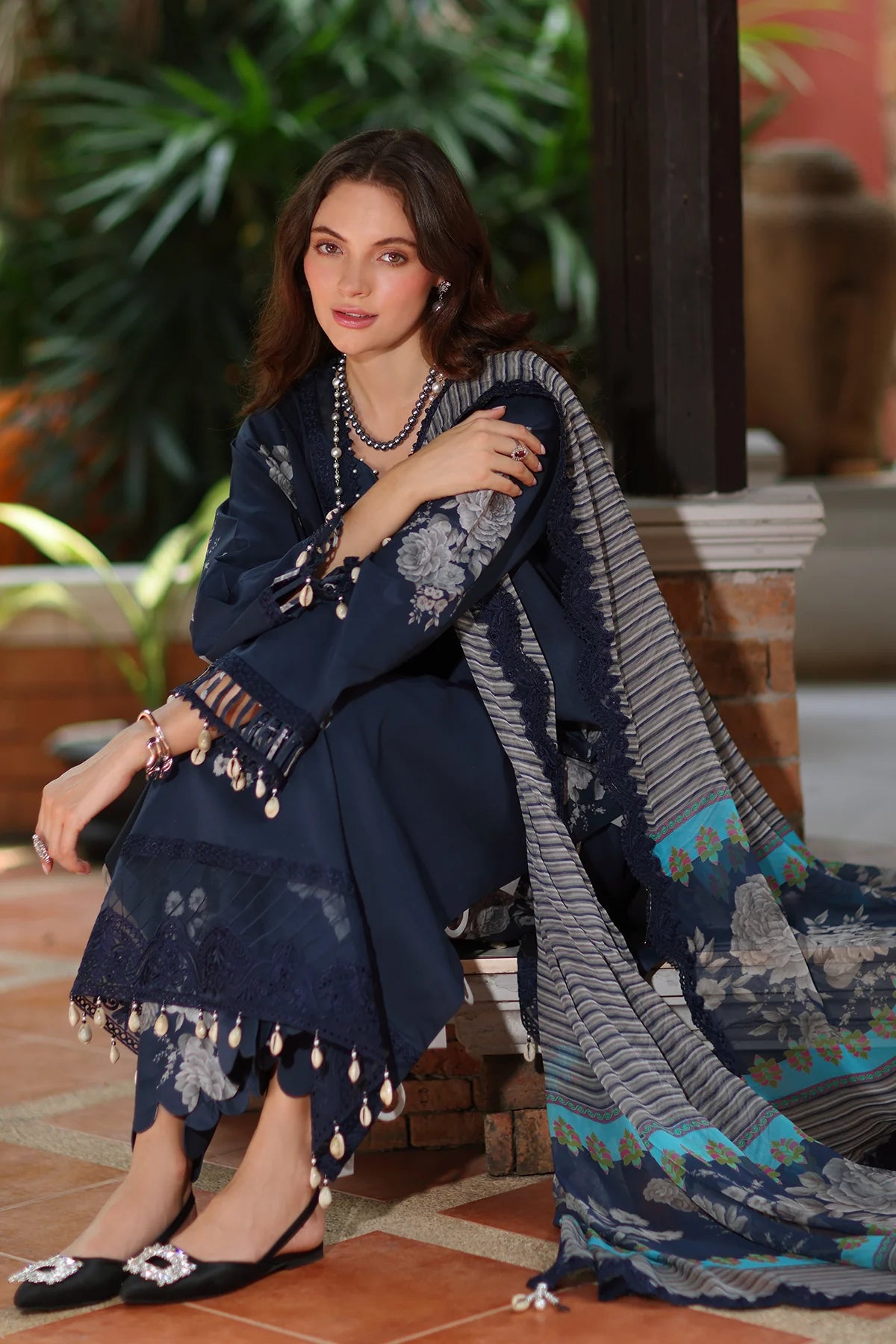 CHARIZMA REEM EMBROIDERED LAWN COLLECTION'26 | RM6-05