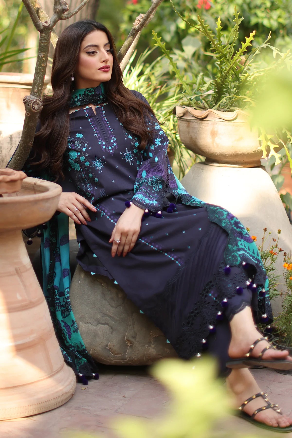 CHARIZMA COMBINATION EMBROIDERED VOL-1 UNSTITCHED'26| CC6-001