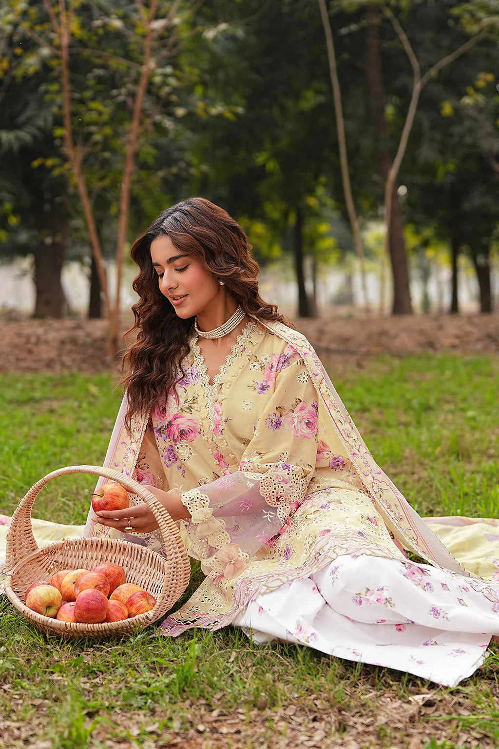 DHANAK BY RAMSHA VOL-1 UNSTITCHED'26| DH-105