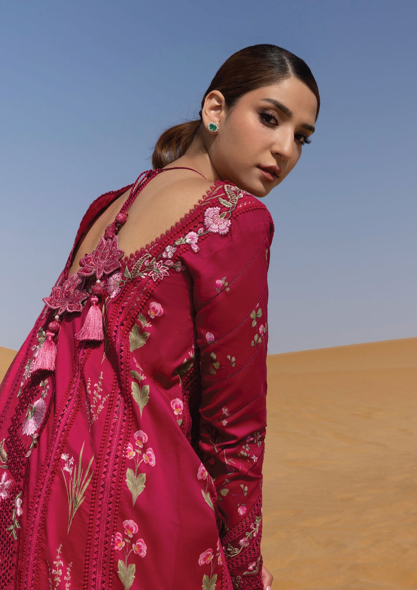 Flow by Crimson Luxury Lawn 25 | RUBY