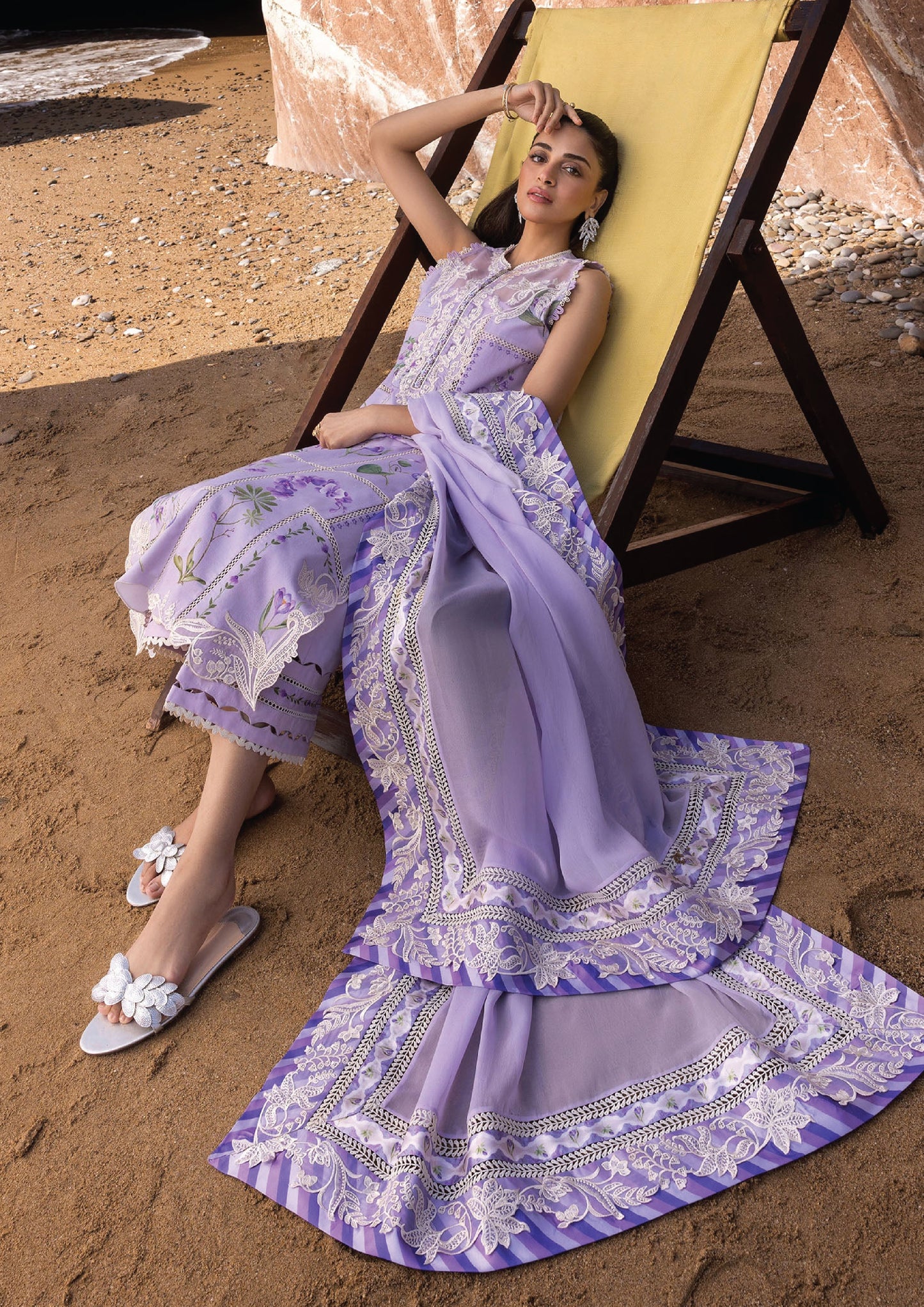 Flow by Crimson Luxury Lawn 25 | LAVENDER