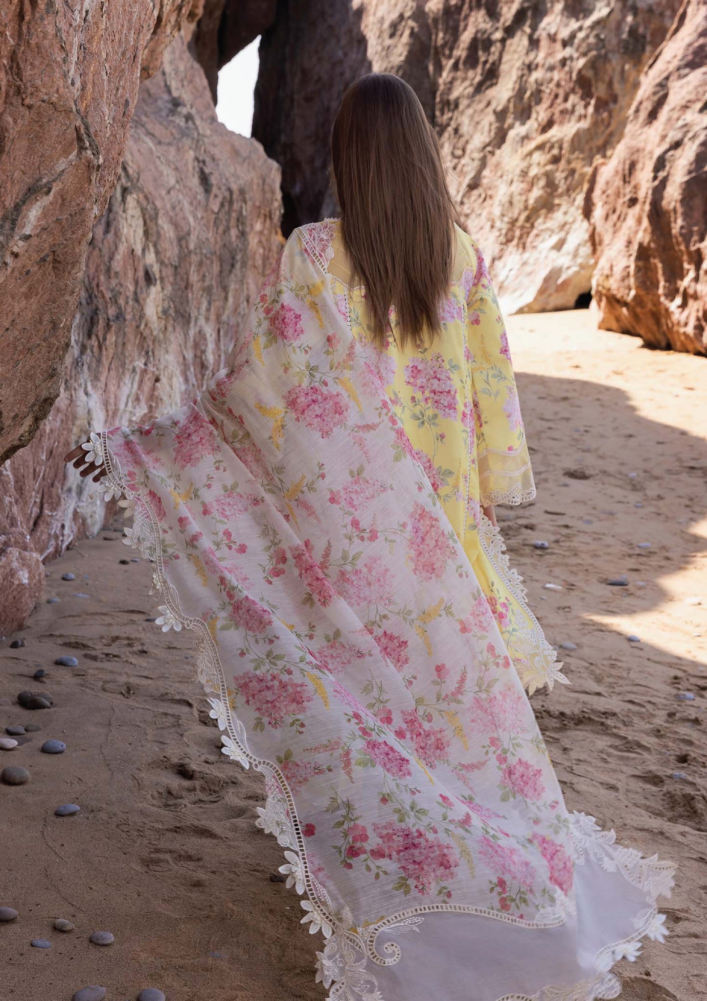 Flow by Crimson Luxury Lawn 25 | SUNFLOWER