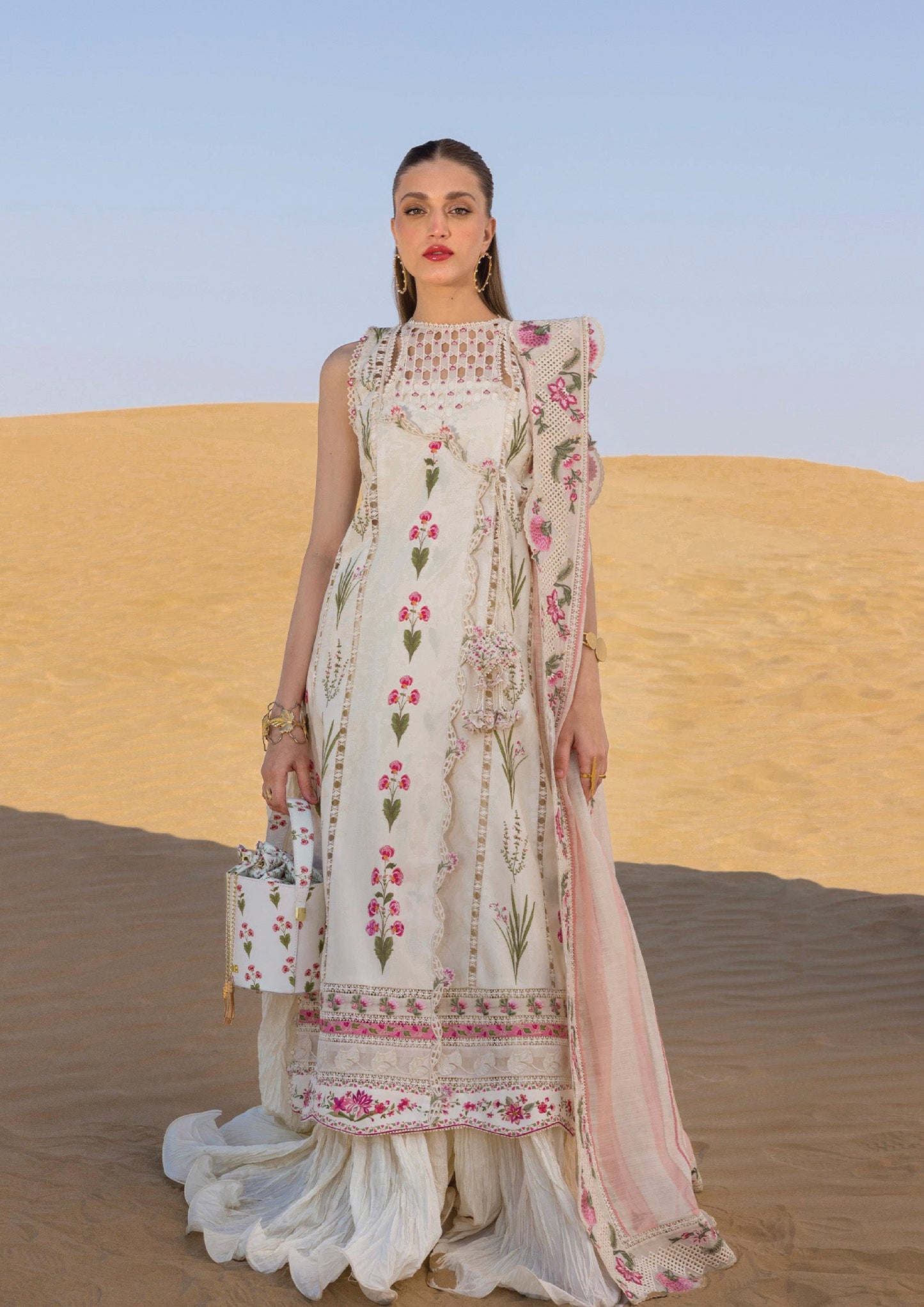 Flow by Crimson Luxury Lawn 25 | CLOUD