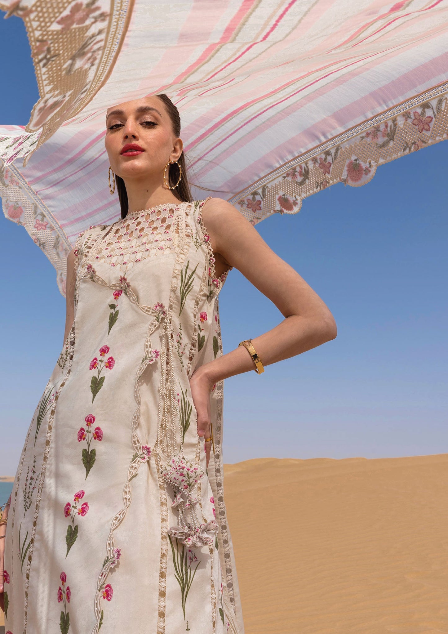 Flow by Crimson Luxury Lawn 25 | CLOUD