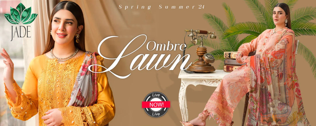 Jade Ombre Lawn Collection 2024