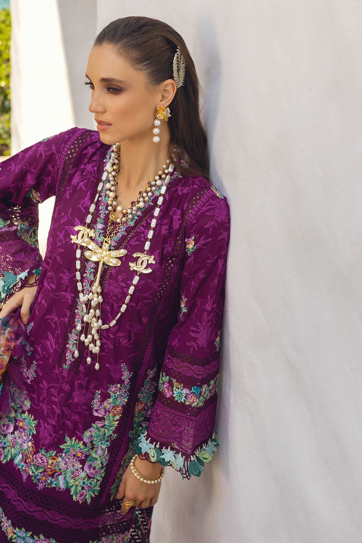 Annus Abrar Neroli Luxury Lawn Collection 2024 – Zoila