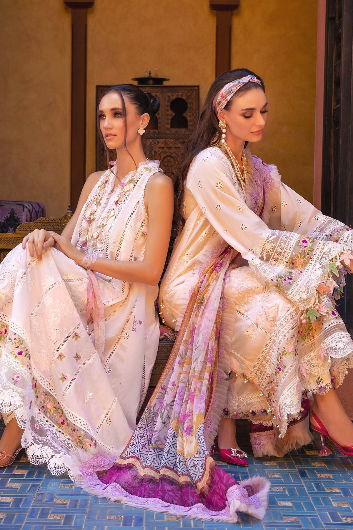 Annus Abrar Neroli Luxury Lawn Collection 2024 – Amal