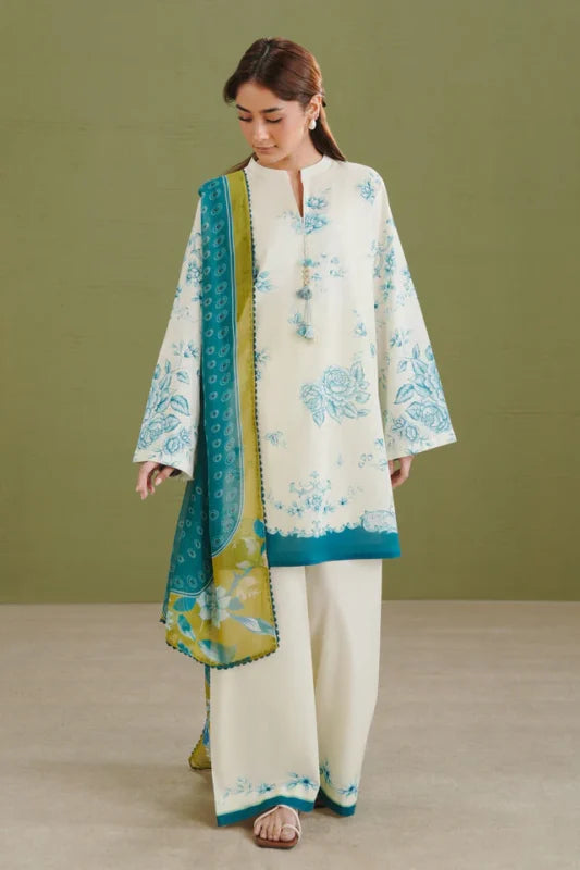 COCO PRINTS VOL-1 BY ZARA SHAHJAHAN UNSTITCHED'26| RIYA-2A