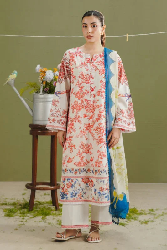 COCO PRINTS VOL-1 BY ZARA SHAHJAHAN UNSTITCHED'26| ELVO-4A