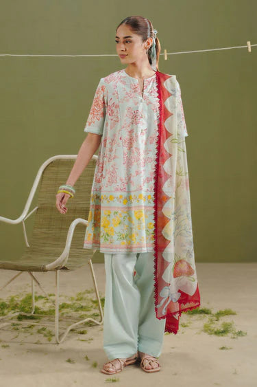 COCO PRINTS VOL-1 BY ZARA SHAHJAHAN UNSTITCHED'26| ELVO-4B