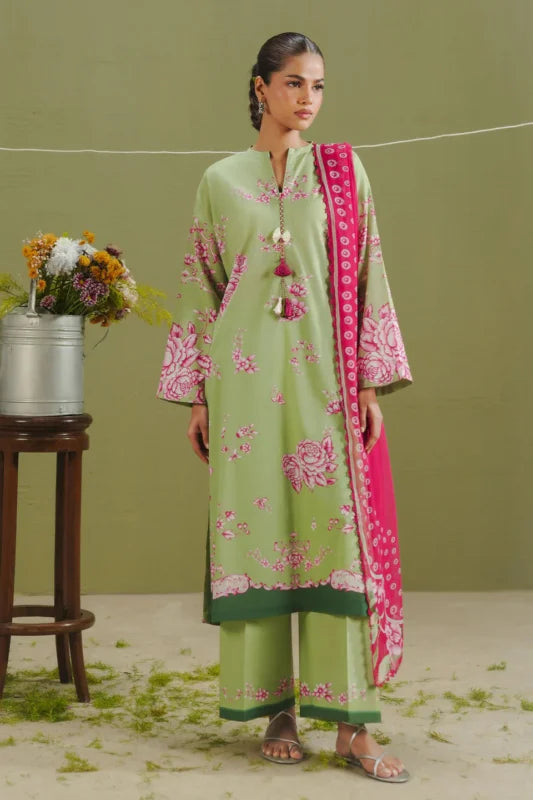 COCO PRINTS VOL-1 BY ZARA SHAHJAHAN UNSTITCHED'26| RIYA-2B