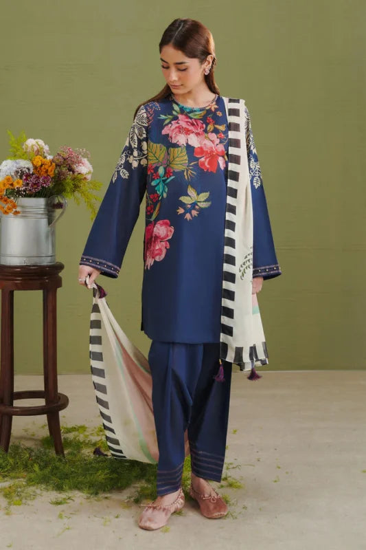 COCO PRINTS VOL-1 BY ZARA SHAHJAHAN UNSTITCHED'26| VERA-3B