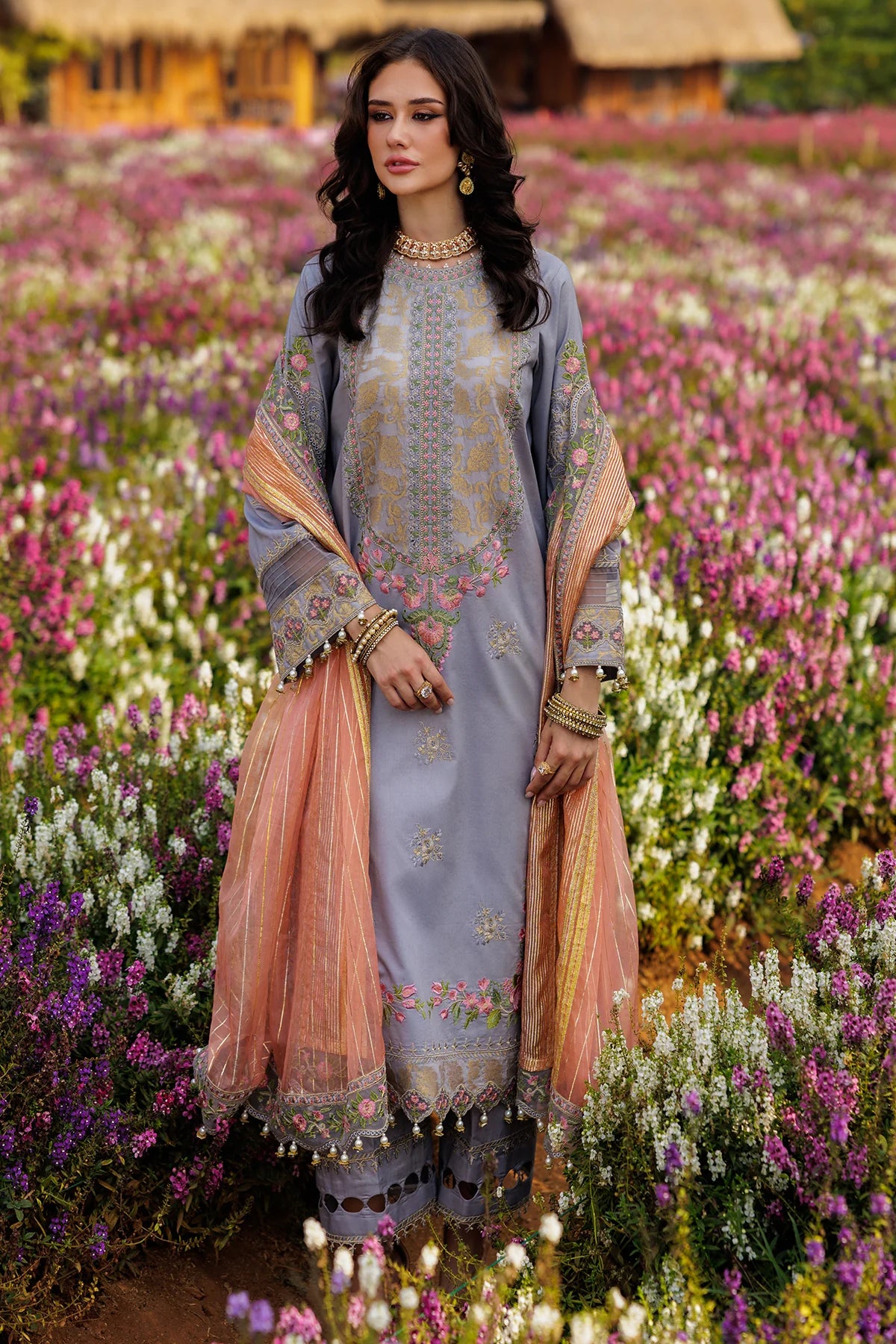 CHARIZMA ZOUQ UNSTITCHED COLLECTION'26 | CZ5-05